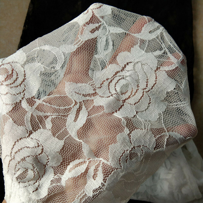 New Retro Sexy fio Net Lady Rose Lace Elegante Através Leggings Calças Sem Pés Preto Branco Mulheres Verão Skinny Nove Calças