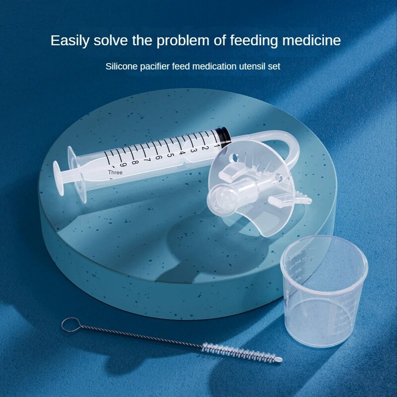 Baby Dropper Dispenser Transparent Pacifier Medicine Dispenser Needle Feeder Squeeze Medicine Syringe Kids Feeding Utensils