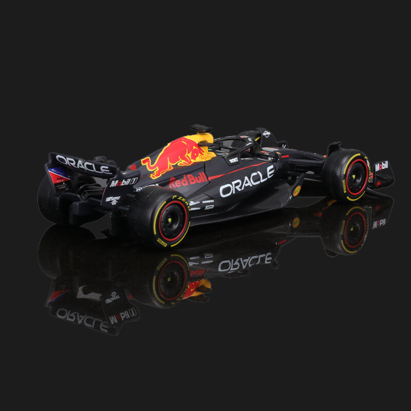 Bburago 1:43 F1 Model biasa, versi reguler 2023 Red Bull Racing RB19 #1 Verstappen #11 Stella mobil Formula Die Cast mainan