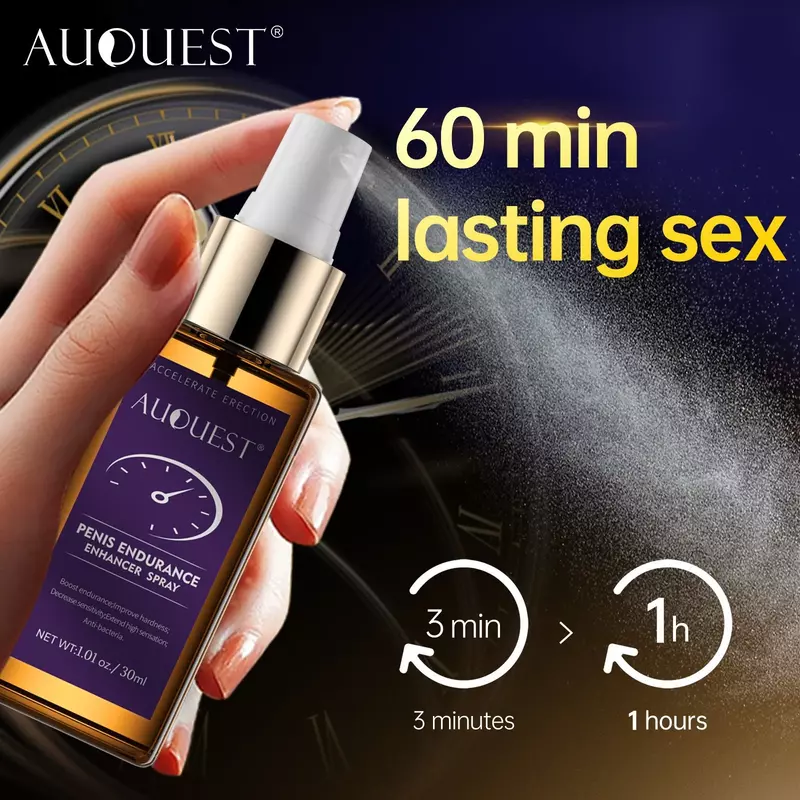 Spray de sexo masculino Herbal Extend, solução para a ejaculação tardia, duradouro, 60 minutos de ereção rápida, produto de flerte clímax, 1pc, 30ml