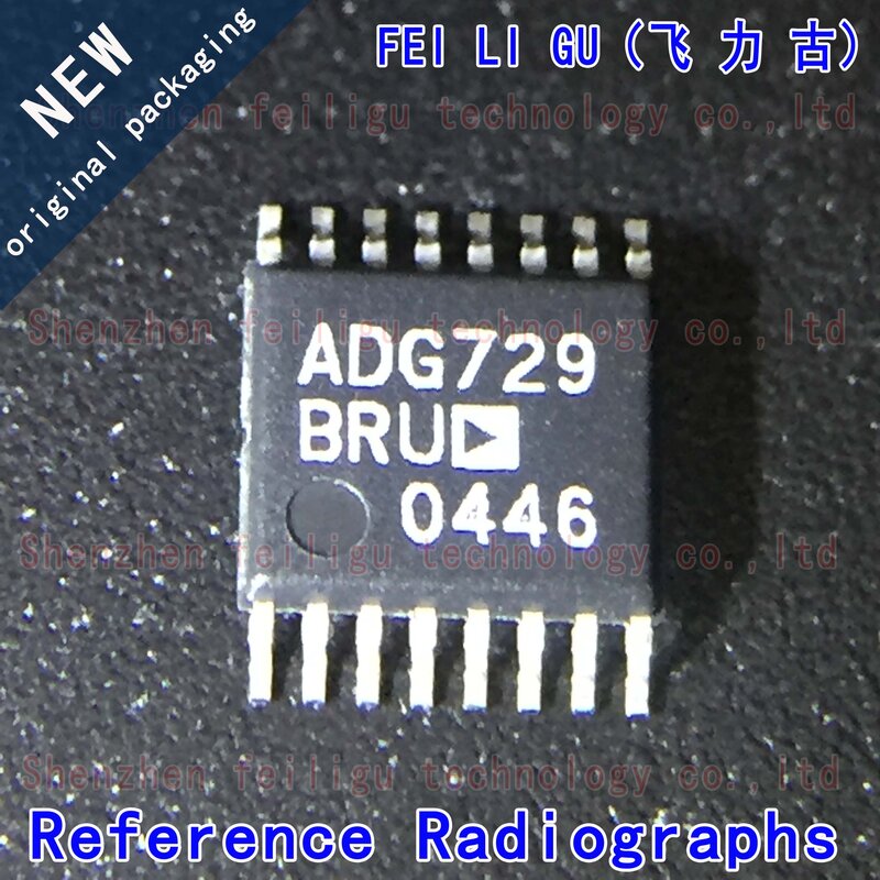 ADG729BRUZ-REEL7 ADG729BRUZ ADG729BRU ADG729 패키지, TSSOP16 아날로그 스위치, 멀티플렉서 칩, 1-30 개, 100% 신제품