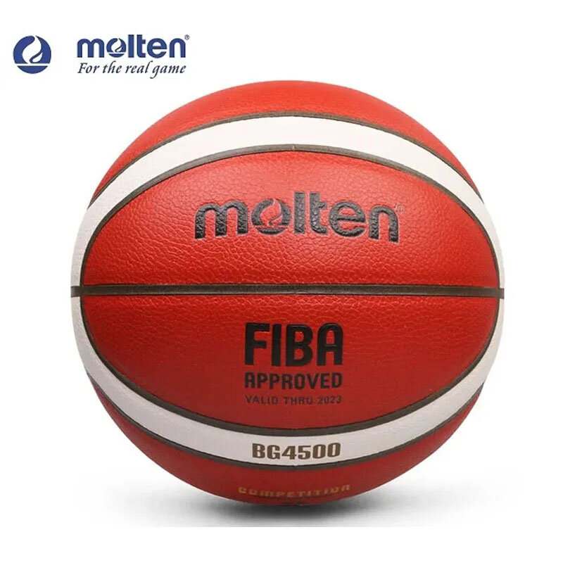 MOLTEN 공식 PU 가죽 내마모성 농구 공, 미끄럼 방지, 실내 및 실외 게임 훈련 농구 공, BG4500