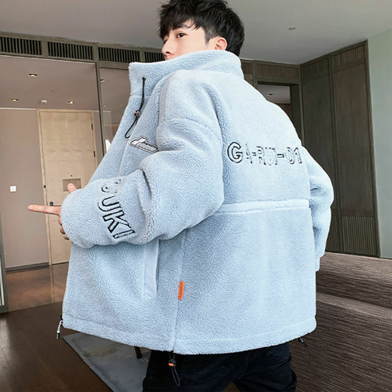 Мужская Утепленная куртка с флисовой подкладкой, зимняя теплая хлопковая куртка, 2022