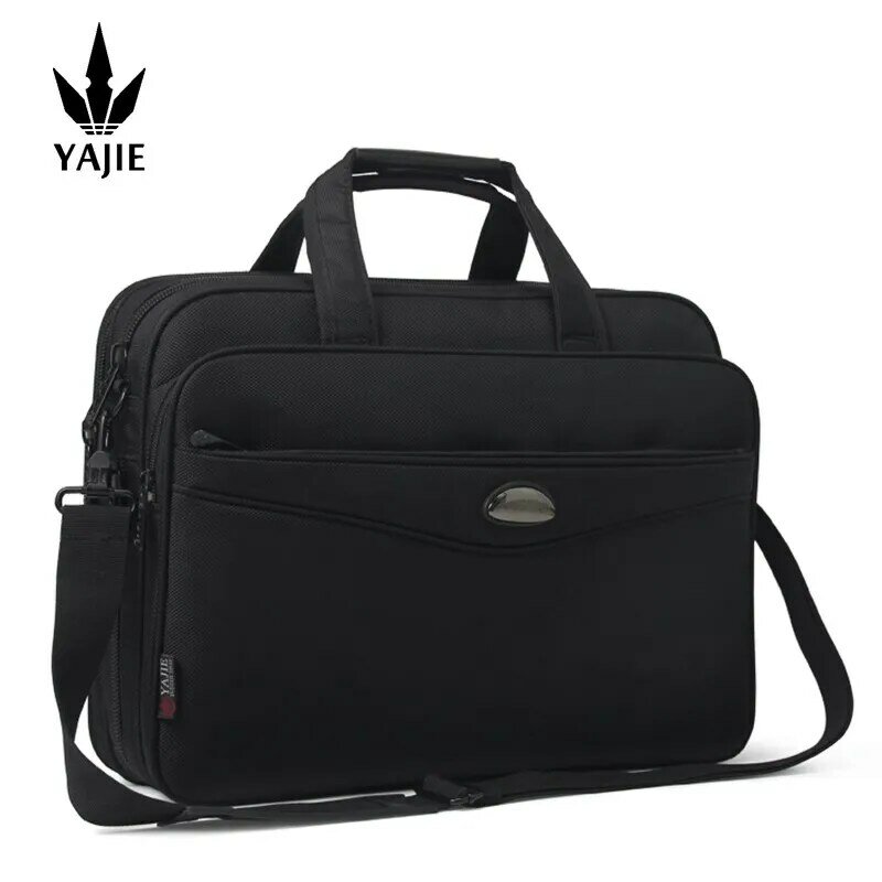 Maleta de grande capacidade para homens, bolsa de negócios, 15,6 "Laptop Bag, Shoulder Bags, Canvas Handbags, Notebook Messenger Bags