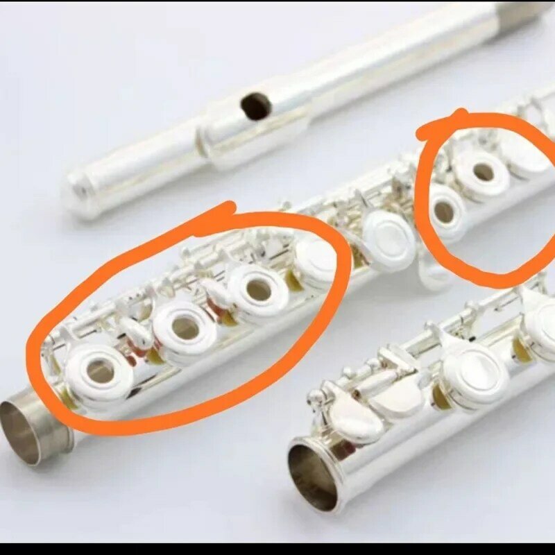 Plastic Open Hole Flute Plug Opening Flute Button Cover Plastic Flute   Plug Flute Opening Button Plug Flute Accessories