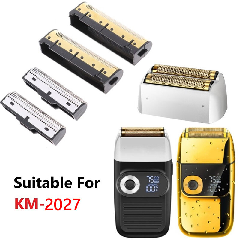 Replacement Blade For Kemei Km-2026/2027/2028/3382 Hair Trimmer Clipper Barber Cutting Knife Head Beard Shaving Parts