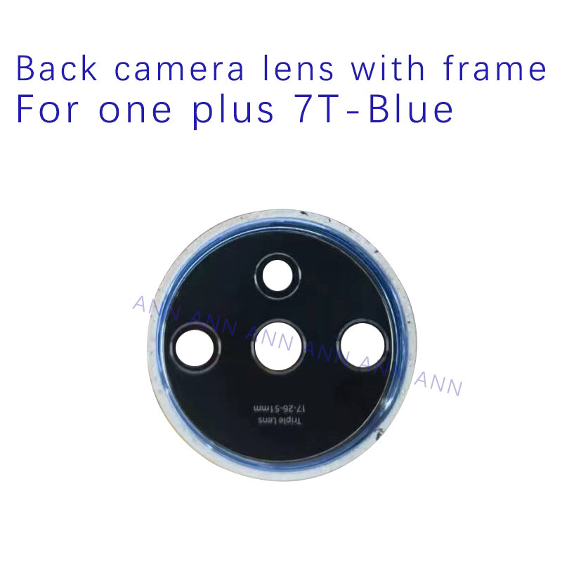 Rückfahr kamera Glaslinsen abdeckung halter für oneplus 7t große hintere Kamera Glaslinsen rahmen Ersatz Ersatzteile
