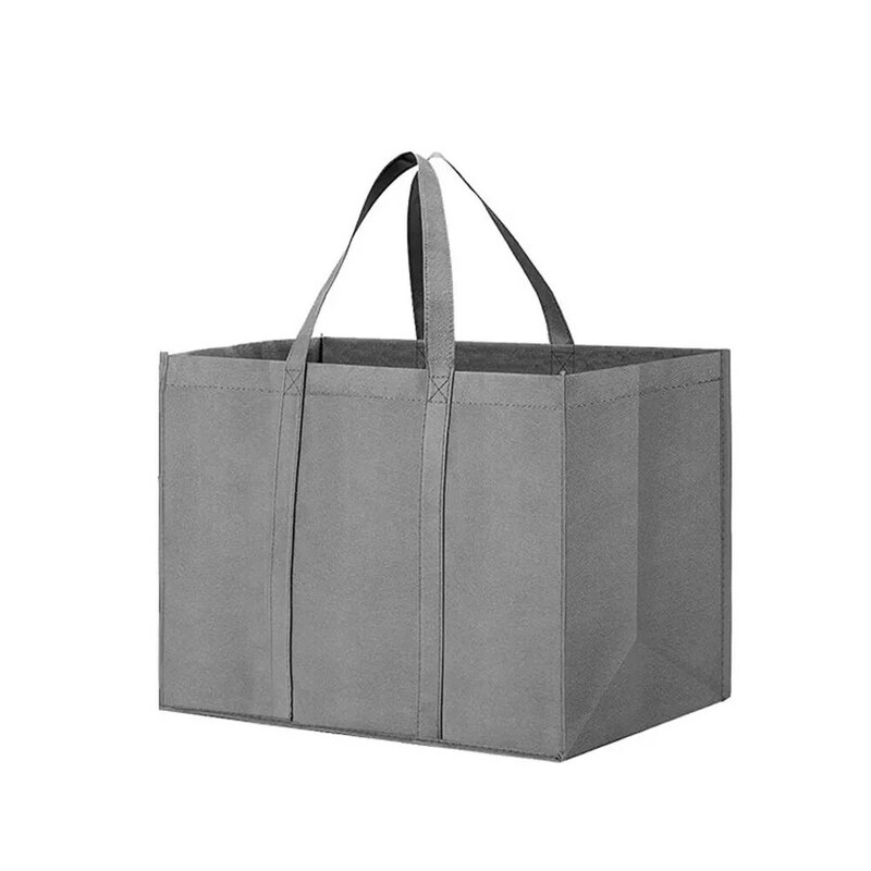 Женская сумка, простые экологически чистые сумки для продуктов, сверхпрочные сумки для покупок, Женская Складная портативная вместительная черная сумка