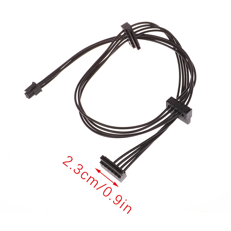 Kabel catu daya Mini 4 Pin ke SATA untuk Lenovo antarmuka papan utama kecil 4Pin ke satu/dua/tiga kabel catu daya SATA SSD