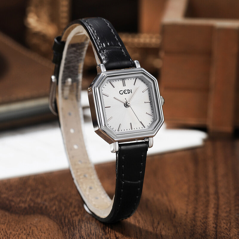 Trendy Quadratischen Frauen Uhren Luxus Wasserdicht Quarz Analog Damen Uhr Weichen PU Lederband Weibliche Armbanduhr masculino