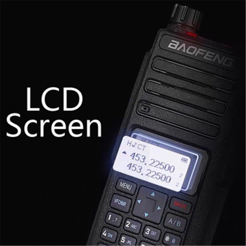 Baofeng BF-H6 walkie talkie amador 20km de alta potência rádios presunto transmissor longo standy rádio em dois sentidos comunicador