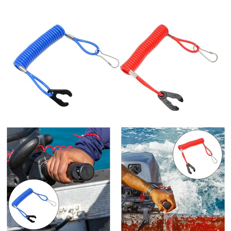 Kill Switch Lanyard Rope Clip Hook Durable Easy to Install Boat Engine