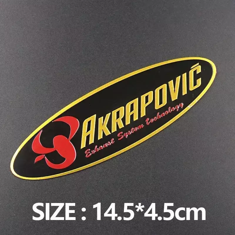 ملصق دراجة نارية ملصق ل Akrapovic ، ملصقات العادم ، الشعار