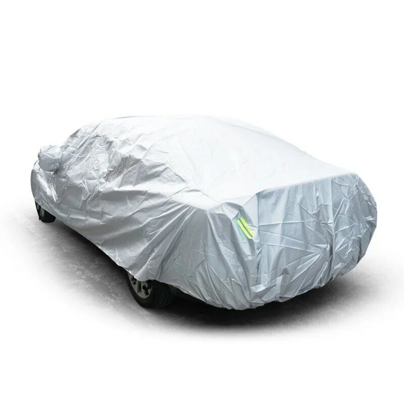 Car Cover Outdoor Protection Full Exterior Snow Sunshade Dustproof Universal for Hatchback Sedan SUV