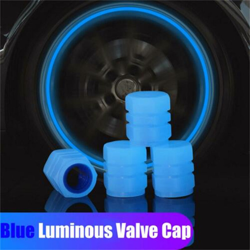 None Wheels Luminous Valve Car 16*12*12mm Fitting Replacement Valve Stems 0.62*0.47*0.47in 4/8/16PCS Practical