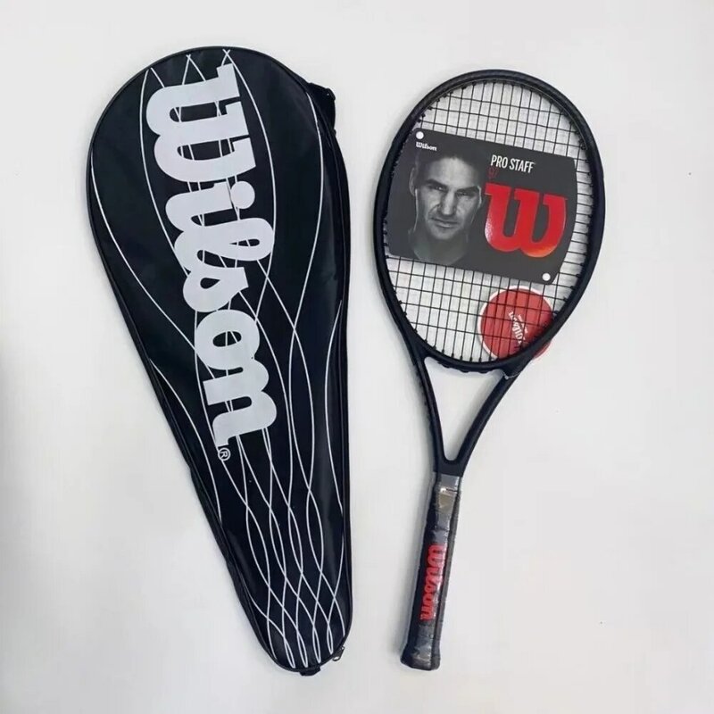 Wilson-raqueta de tenis de carbono para hombre y mujer, raqueta de tenis de 290g, 315g, para estudiantes universitarios profesionales, para principiantes, 97 V13