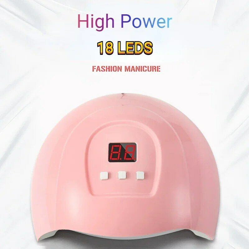 LED Nail Dryer Lamp for Nails 18 UV Lamp Beads Drying All Gel Polish USB Charge Professional Manicure Nails Lamp Equipment