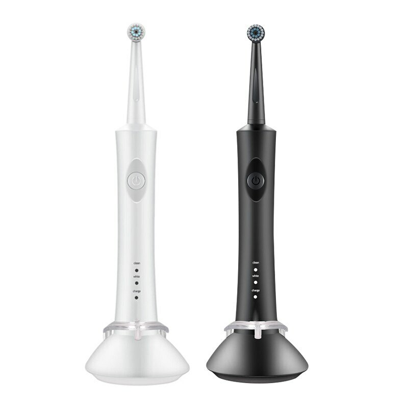Jianpai volwassen ronde kop 3D akoestische roterende elektrische tandenborstel gevoelige reiniging draadloze stoellading
