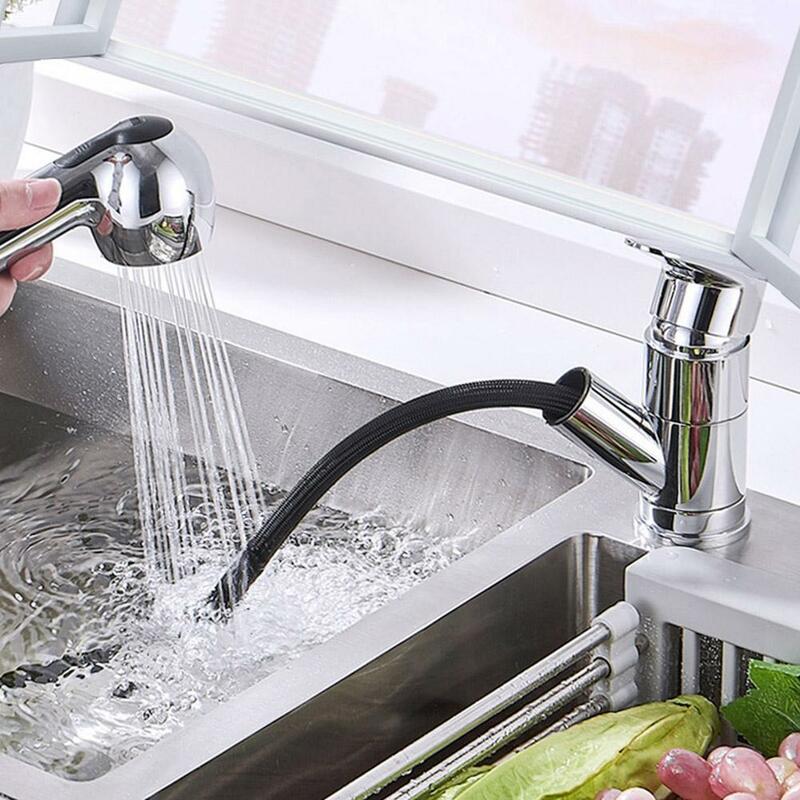 Küchen mischer Wasserhahn Ersatz Ersatz Wasserhahn herausziehen Spray Dusch kopf Einstellung Küchen zubehör neu