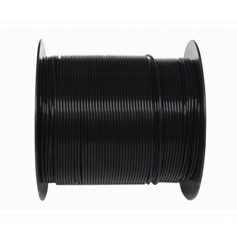 1M ID 0.3mm-3.38mm 150V AWG L Type Black PTFE Tube PTFE Capillary Wall Thickness 0.15/0.2/0.3mm