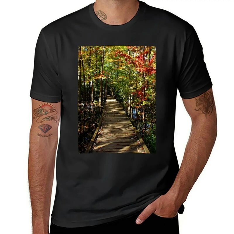 Camiseta Anime Walk Masculina, Roupas de Outono