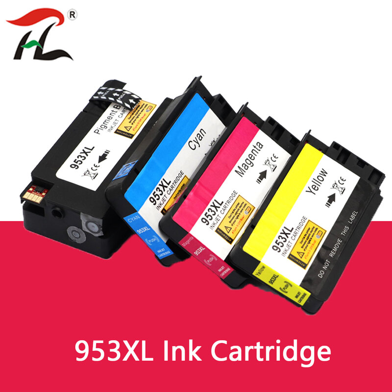 Cartucho de tinta para impressora hp, compatível com 953xl 953, 953xl, para hp 953 pro, 7720, 7740, 8210, 8218, 8710, 8715, 8718, 8719, 8720 e 8725