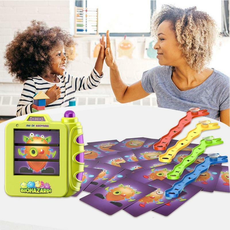 Matching Game For Kids Space Ghost Hunting Card Educational Toys Cute Multiplayer Memory Card Game Children's Holiday Gift Toys