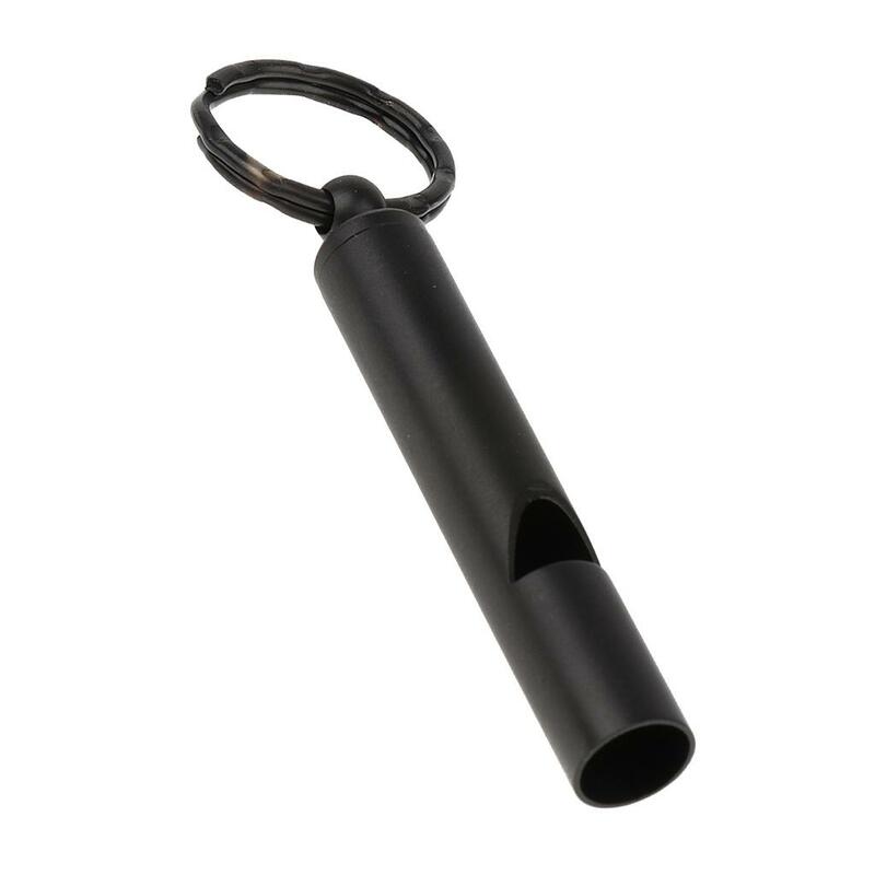 2-6pack Emergency Whistle Outdoor Survival Rust Proof Adventure Black