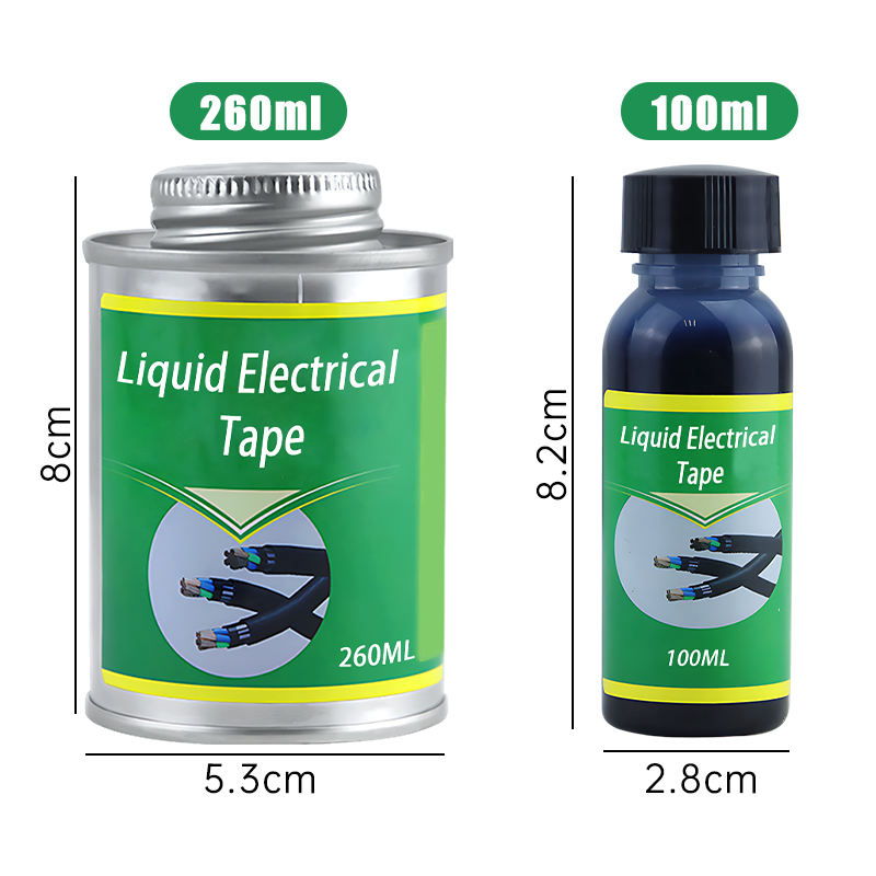 100Ml/260Ml Waterdichte Vloeibare Elektrische Tape Isolatietape Rubber Vloeibare Isolatie Draad Kabel Fixlijn Lijm Kit