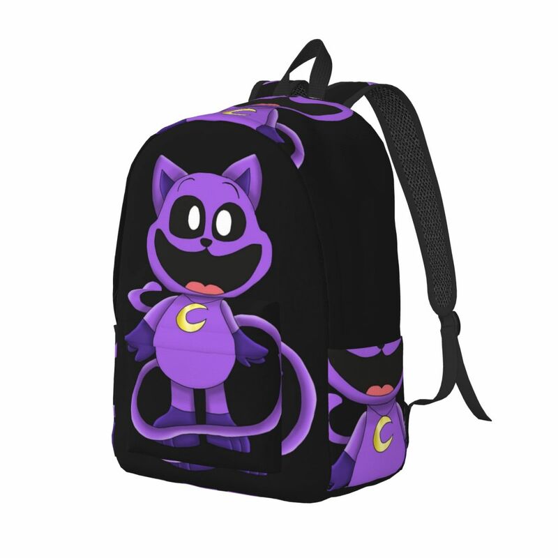 Funny Backpack Cute Cat Animal Leisure Backpacks Girl Workout Soft High School Bags Custom Rucksack