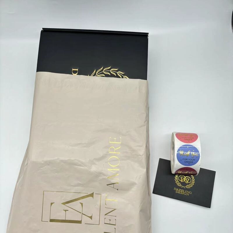 Custom LOGO Nude Poly Mailer High Quantity Printing Eco-friendly Biodegradable Polymailer Shipping Bags For Clothing