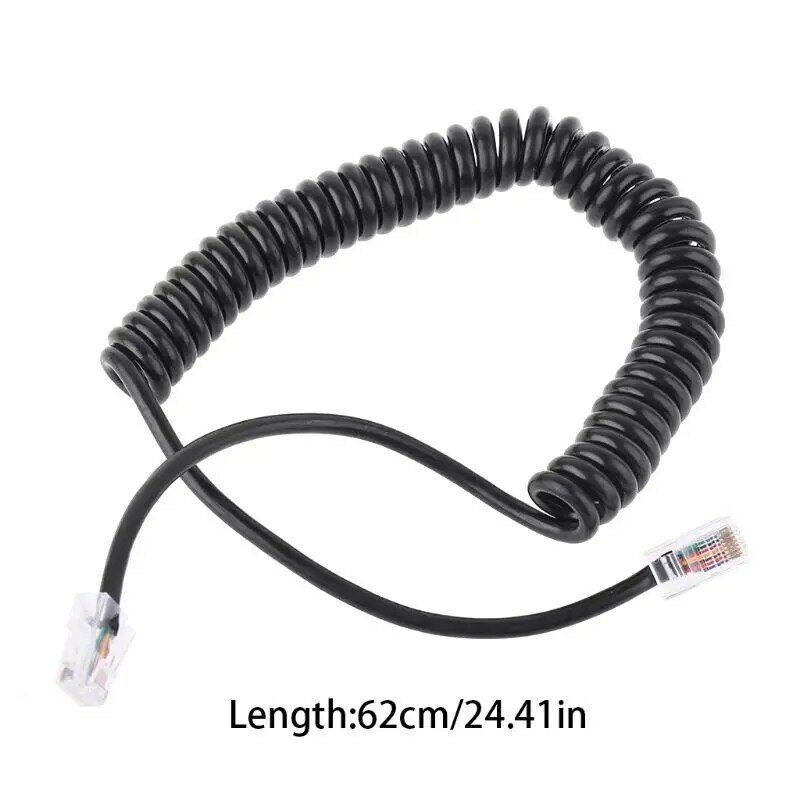 Dropship Microphone Cables 8Pin RJ45 to RI45 Extension Cord for ICOM HM-98 HM-133 HM-133V