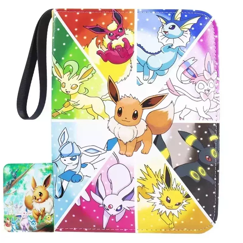 400szt Pokemon Photo Album Book Map Binder Family Letter Business Card Holder Game Card Collection Zipper Bag Kids Toy Gift