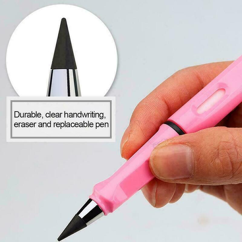 Czarna technologia nie ma potrzeby ostrzenia ołówka bez atramentu uczeń niekończące się pisanie ołówek prezent dla dzieci biuro szkolne artykuły papiernicze