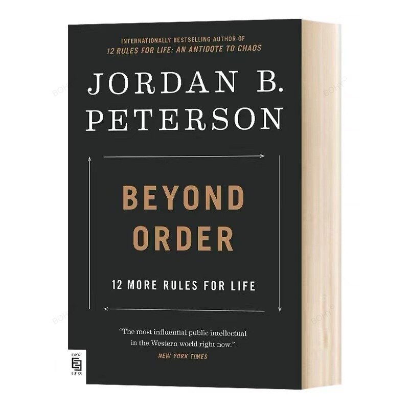 Beyond Order: 12 More Rules for Life By Jordan B. Peterson Inspirational Reading Book Books in English for Adults Fiction