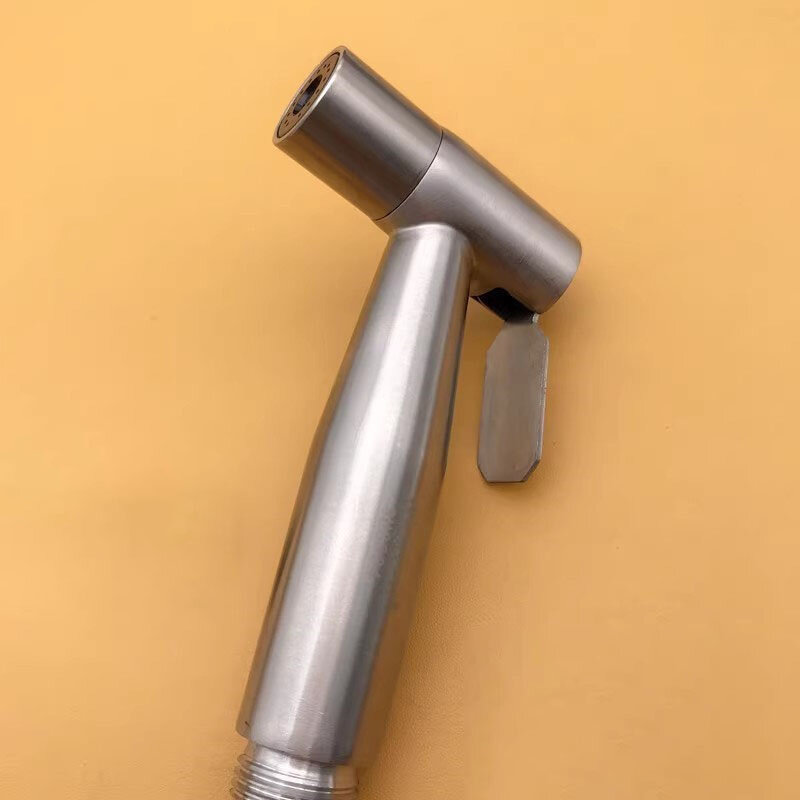 Ręczny zestaw do mycia bidetu 304 ze stali nierdzewnej pistolet do pryszniców ciśnieniowo ręczny pistolet natryskowy samoczyszcząca się prysznicowy