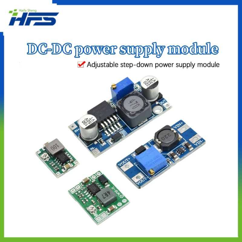 Voltage Regulator Power Module, Adjustable Boost and Buck, DC-DC, LM2596S-ADJ, MT3608, MP1584EN