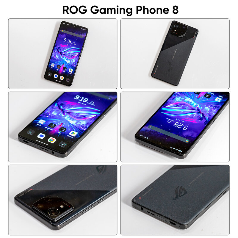 ROG 휴대폰 8 및 8 프로 5G 게이밍 폰, 스냅드래곤 8, 3 세대, 6.78 인치, 165Hz, E-스포츠 AMOLED 디스플레이, 50MP IMX890 카메라, 65W 고속 충전