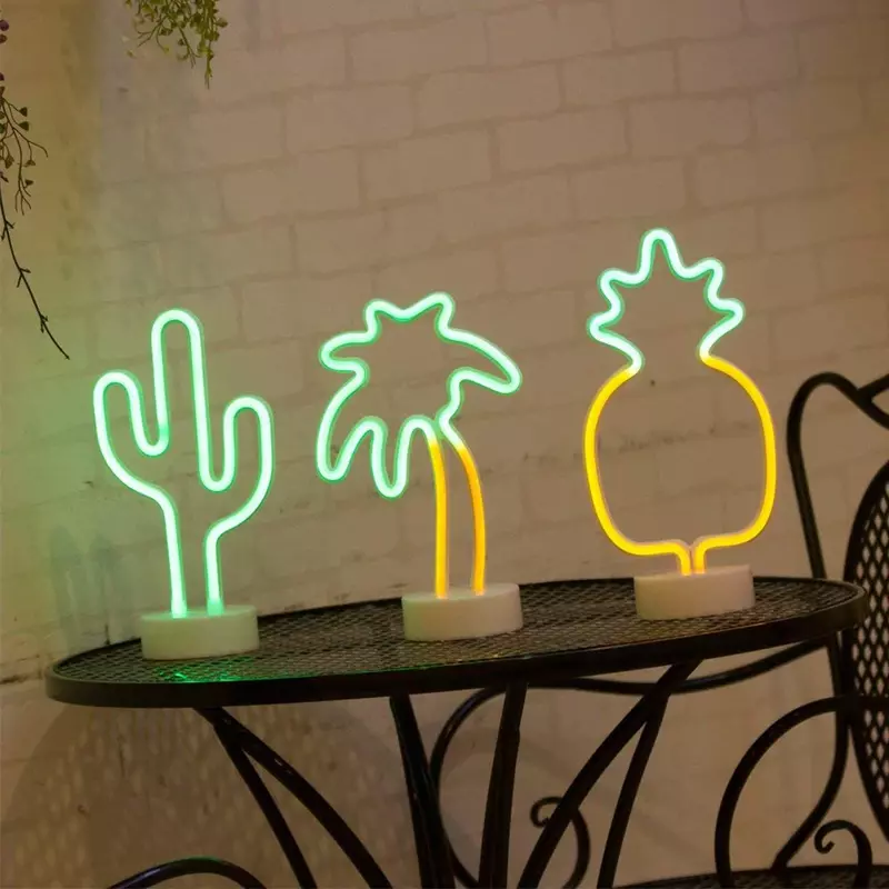 Neon Zeichen USB LED Dekoration Einhorn Flamingo Lampe Mond Regenbogen Für Haus Nacht Nacht Licht Decor Licht Für weihnachten