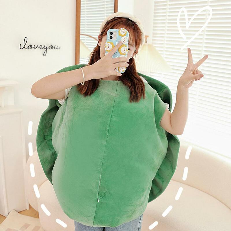 Wearable Turtle Shell Pillows Funny Stuffed Animal Costume Plush Toy Funny Dress Up Gift For 1.1-1.3m Kids