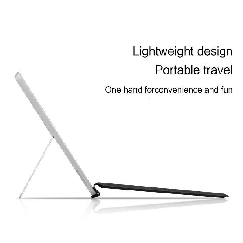 บลูทูธไร้สายคีย์บอร์ดแบบชาร์จไฟได้สำหรับ Microsoft Surface Go 1 2 3 10.1 "10.5แท็บเล็ตไม่มี Backlight พร้อม Touch Pad คีย์บอร์ด