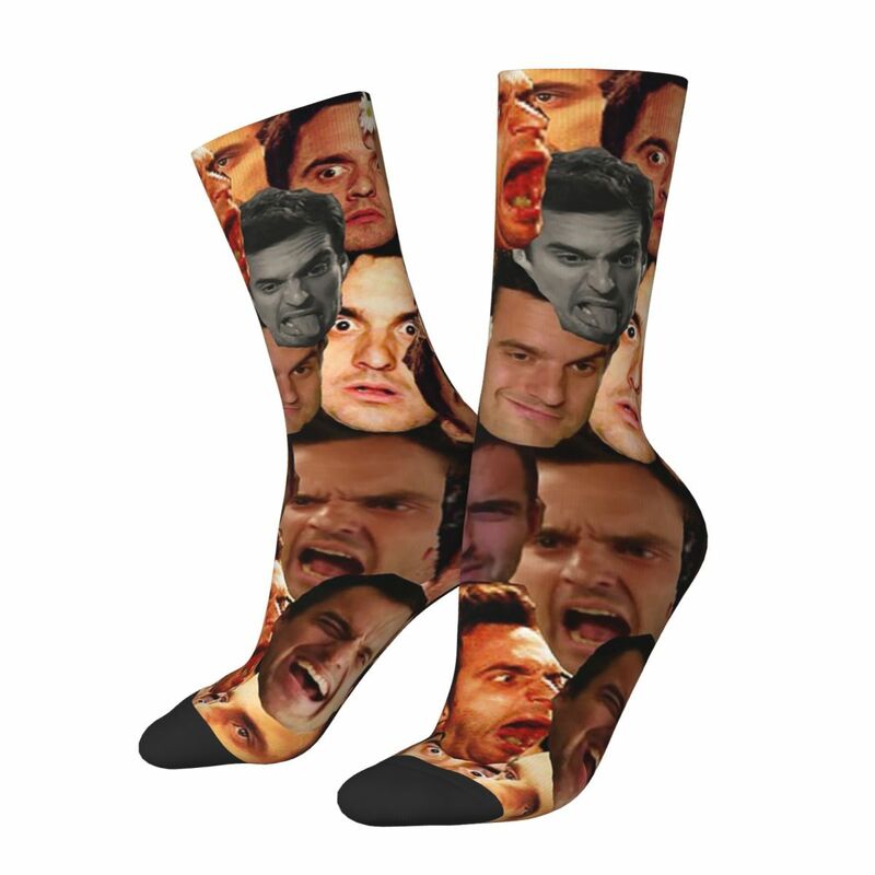 Носки Nick Miller, Супермягкие чулки в стиле Харадзюку, всесезонные длинные носки, аксессуары для мужчин и женщин, подарок на день рождения