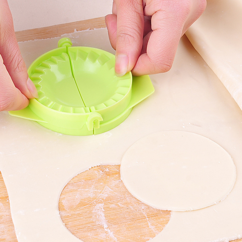 DIY plastikowe gadżety do wyciskania ciasta forma do pierogów do gotowania pierogów z łatwością zestaw narzędzi Ravioli Maker Jiaozi gadżet Kichen