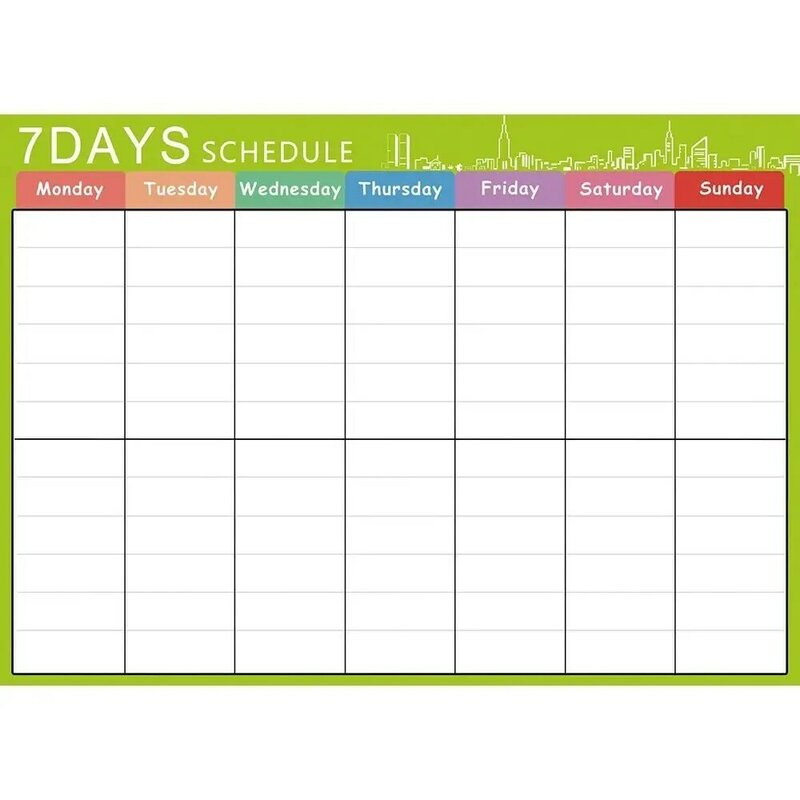 A3 Flexible Whiteboard To Do List Office Grocery List Month Planner Plan Notepad Memo Message Board Fridge Stickers