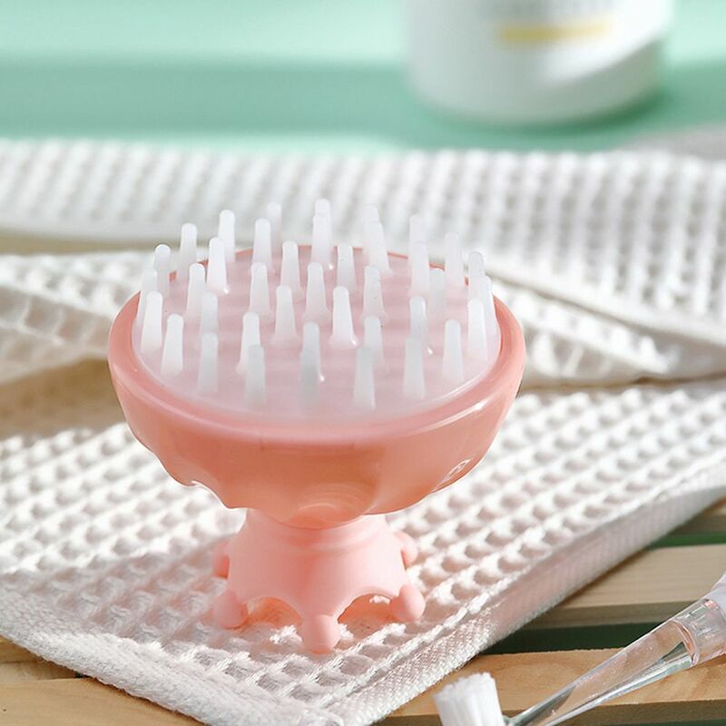 Bathing Accessories Spa Bathroom Care Tool Scalp Hair Massager Silicone Shampoo Brush Shower Brush Comb Head Body Massage Comb