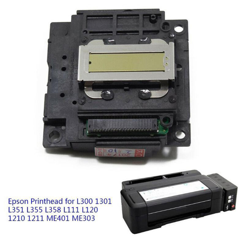 1pc Print Head Replacement Printhead For For L300 L301 L303 L351 L355 XP406 XP410 XP412 XP452 XP413 XP415 WF2520 Printers