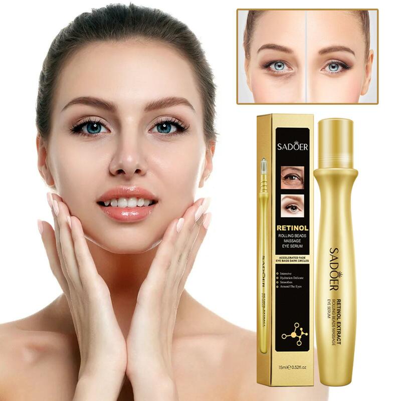 Lotto retinolo Eye Roller Cream Massager Emulsionen Remove Bags gonfiore occhiaie sbiancante idratante bellezza salute pelle Ca