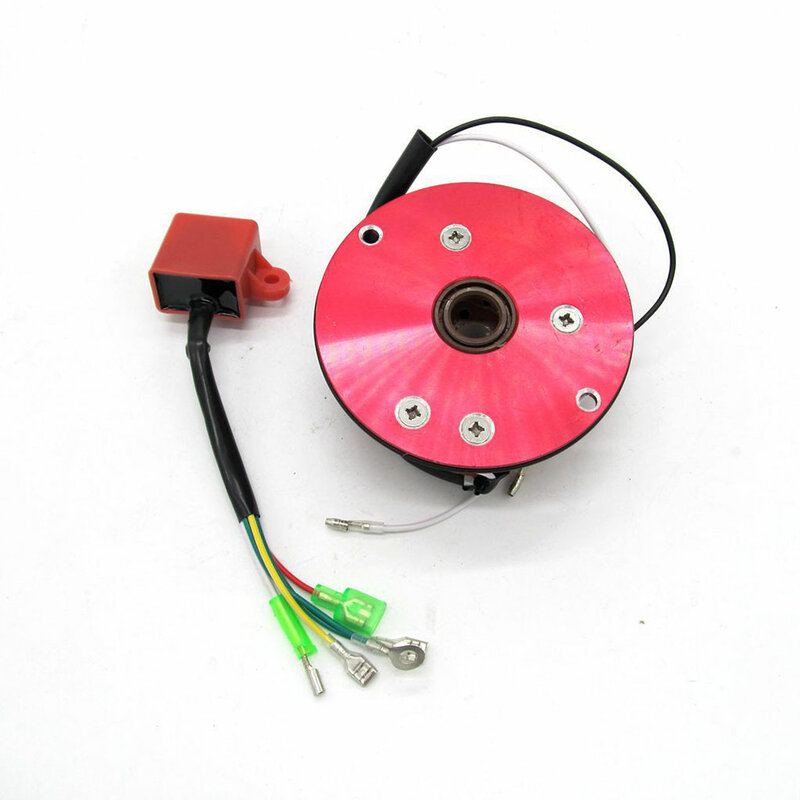 Motorcycle Generator Stator Coil With ABS For Heat Resistance Strong And Durable Heat Resistant red