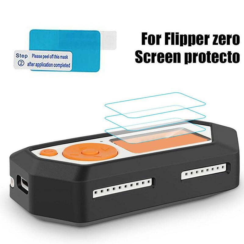 Película protectora Pet para Flipper Zero, Protector antihuellas dactilares, pantalla antiarañazos, película para consola de juegos Z9i6