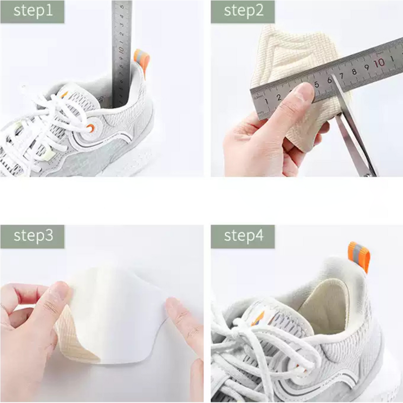 Palmilhas Patch Heel Pads para Sapatos Esportivos, Almofada De Pés Antiwear, Inserção De Almofada, Protetor De Salto Adesivo